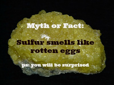 what does sulfur smell like