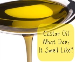 what does castor oil smell like